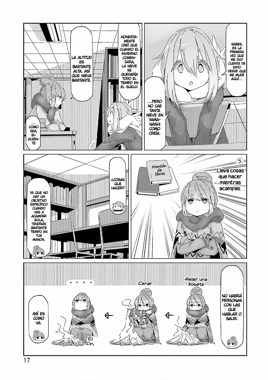 Yurucamp capítulo 35, página 19