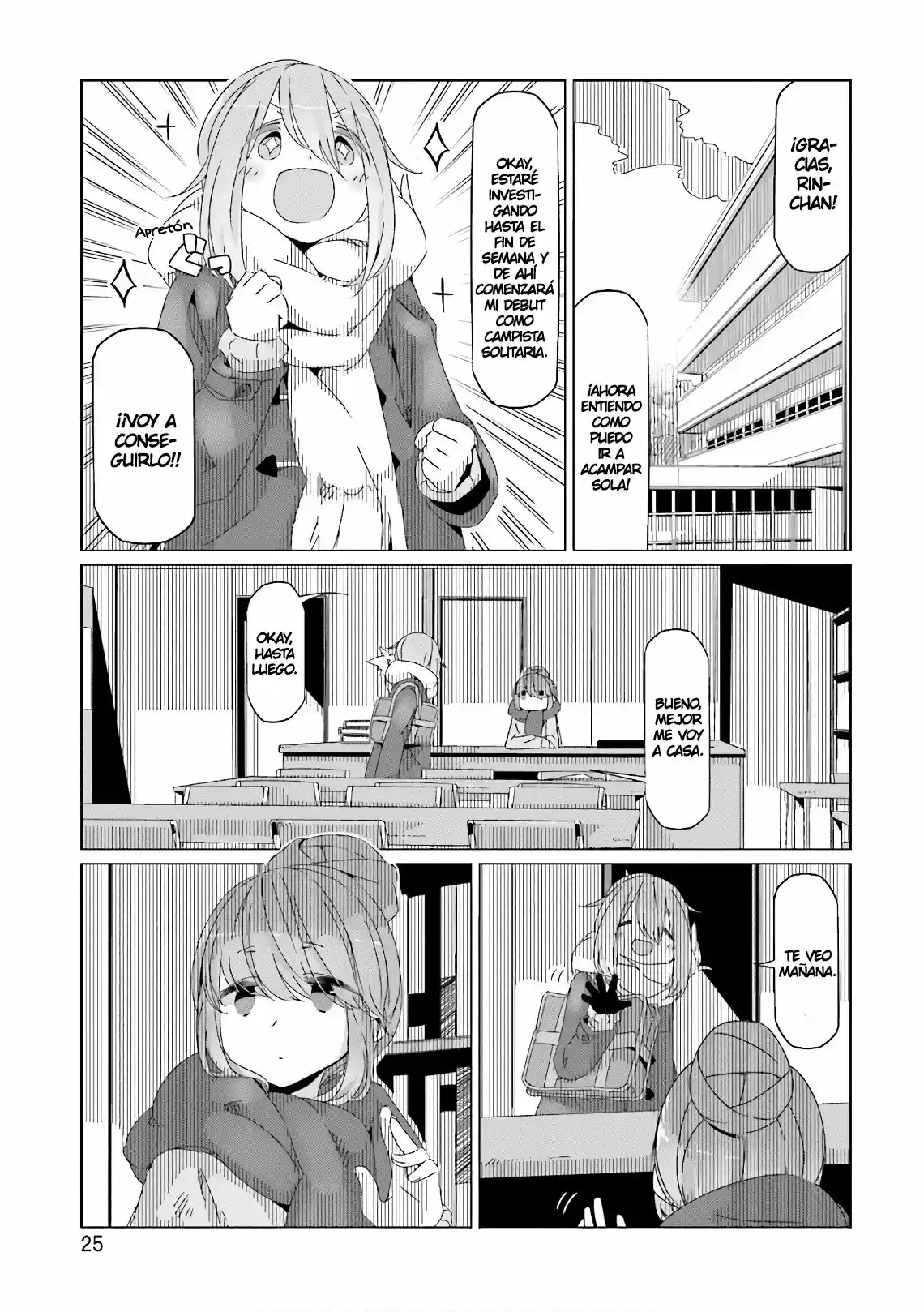 Yurucamp capítulo 35, página 27