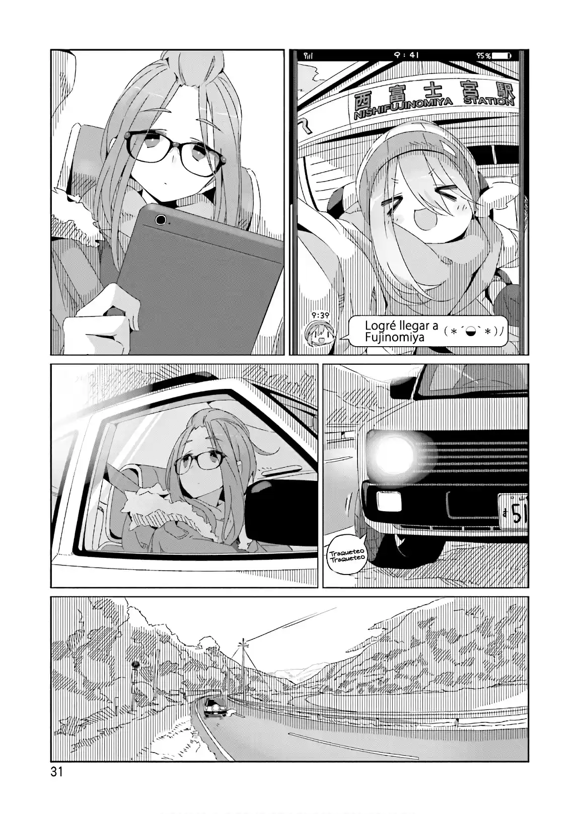 Yurucamp capítulo 36, página 4