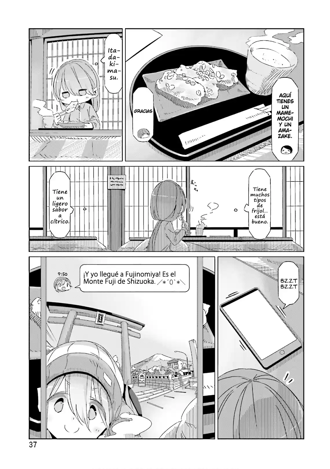 Yurucamp capítulo 36, página 10