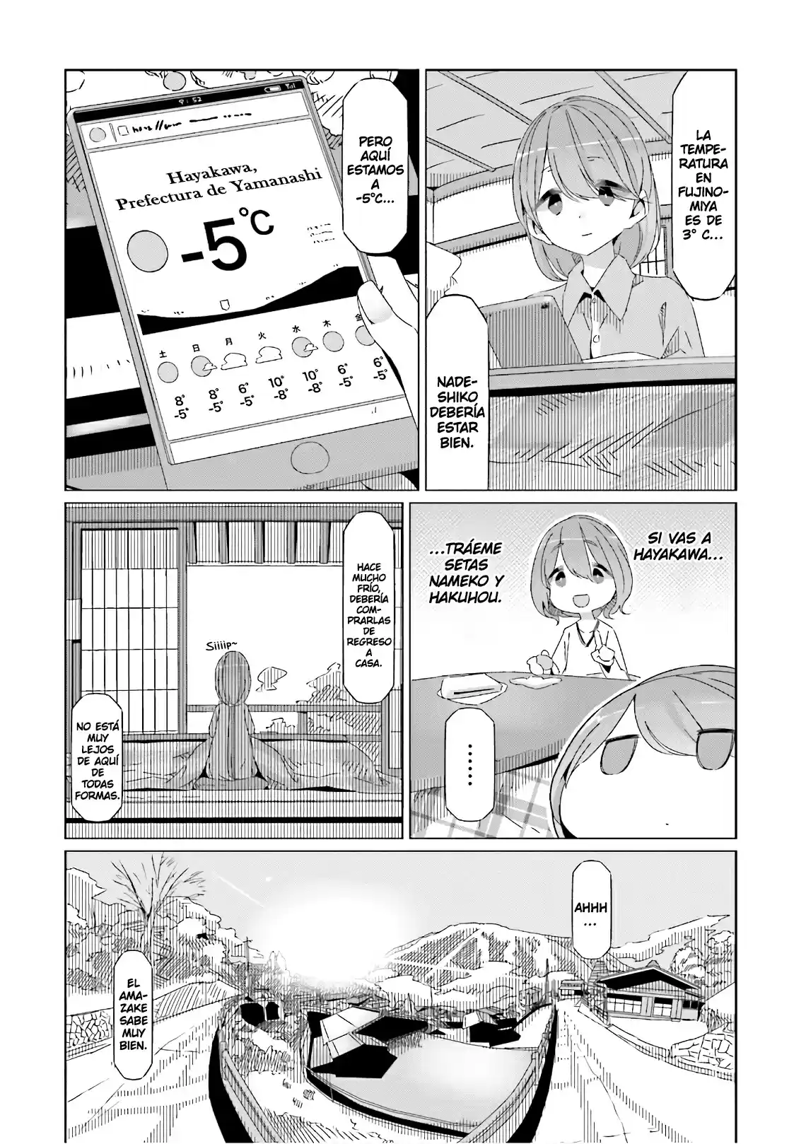 Yurucamp capítulo 36, página 11