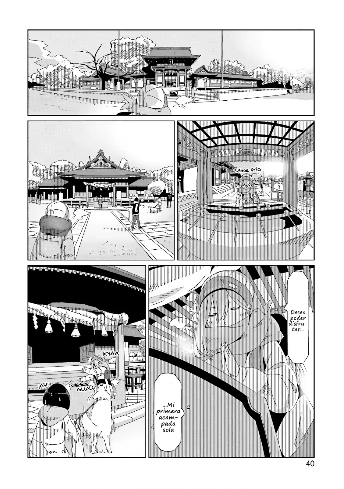 Yurucamp capítulo 36, página 13