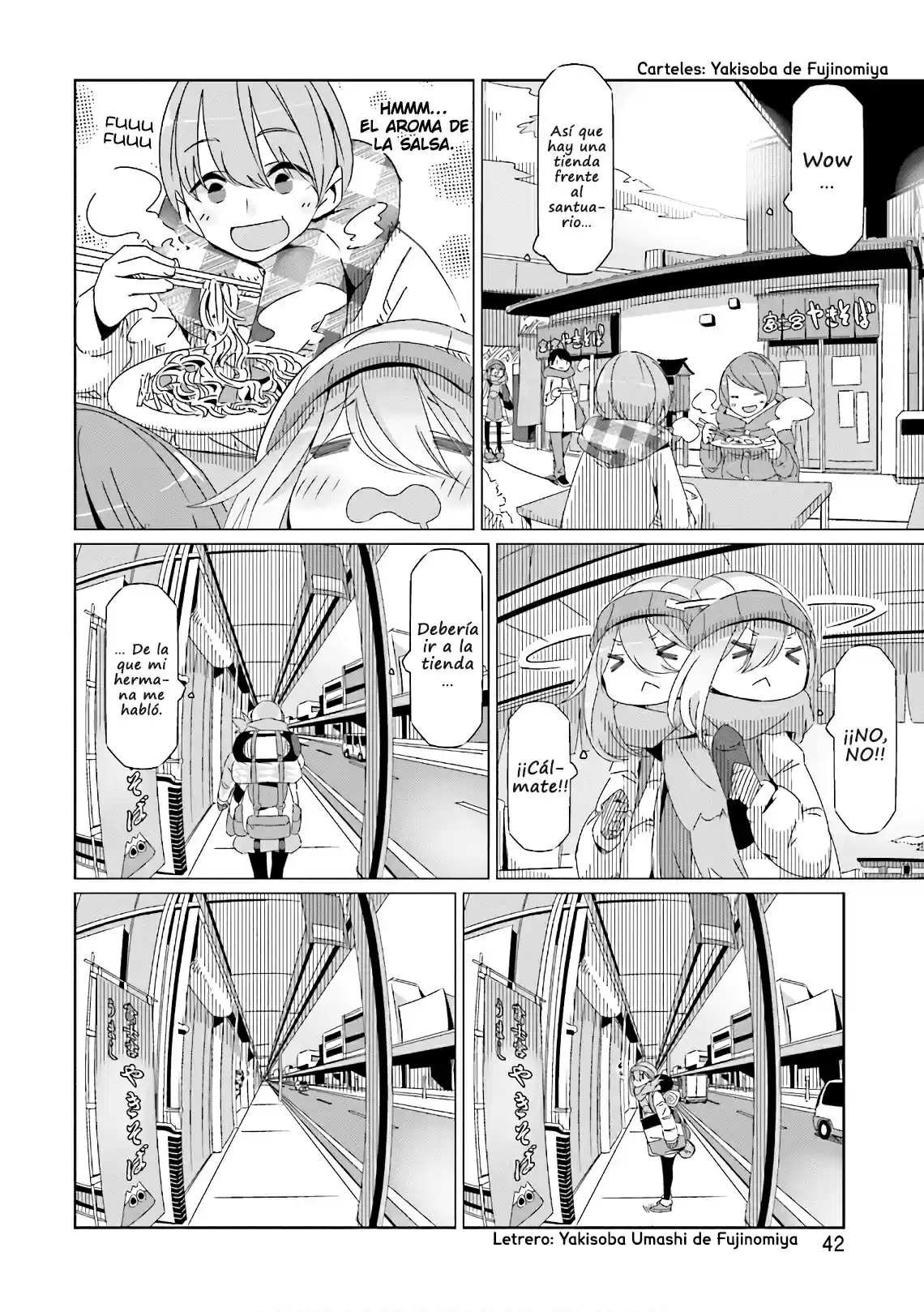 Yurucamp capítulo 36, página 15