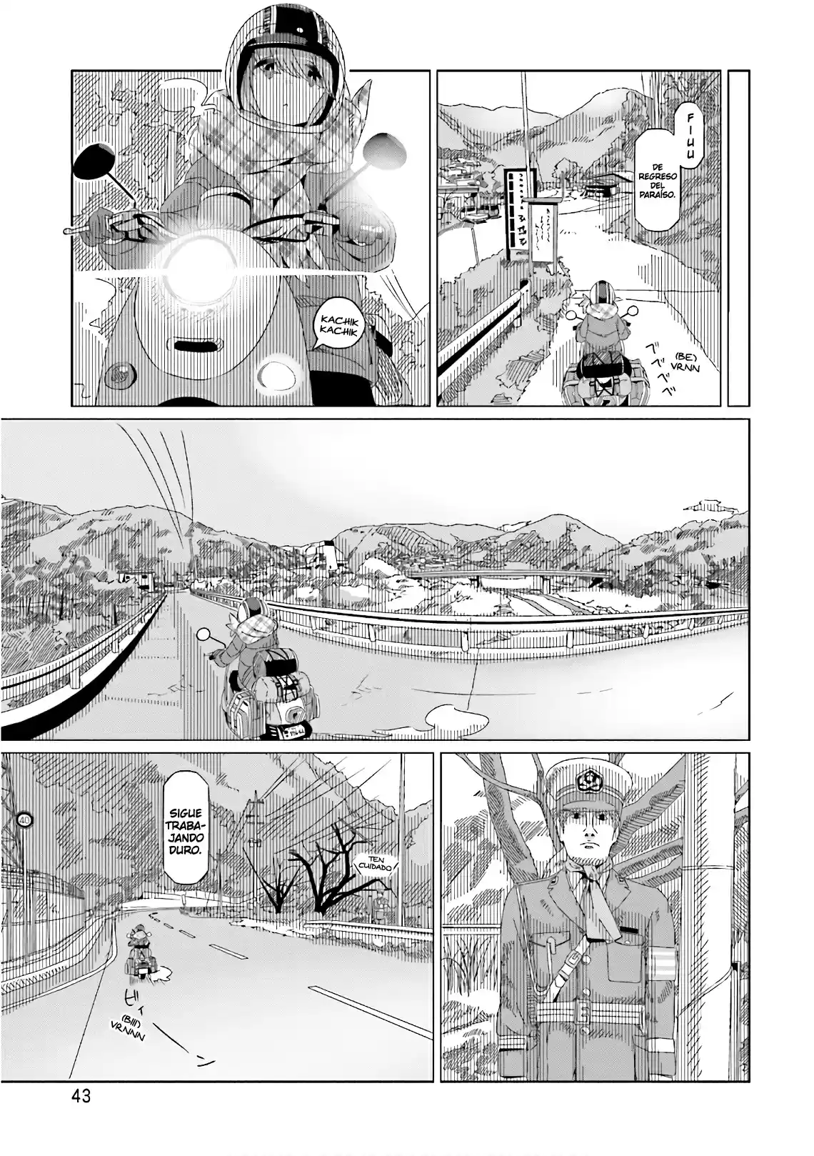 Yurucamp capítulo 36, página 16