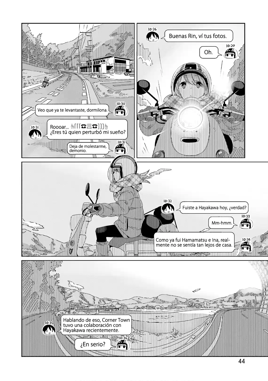 Yurucamp capítulo 36, página 17