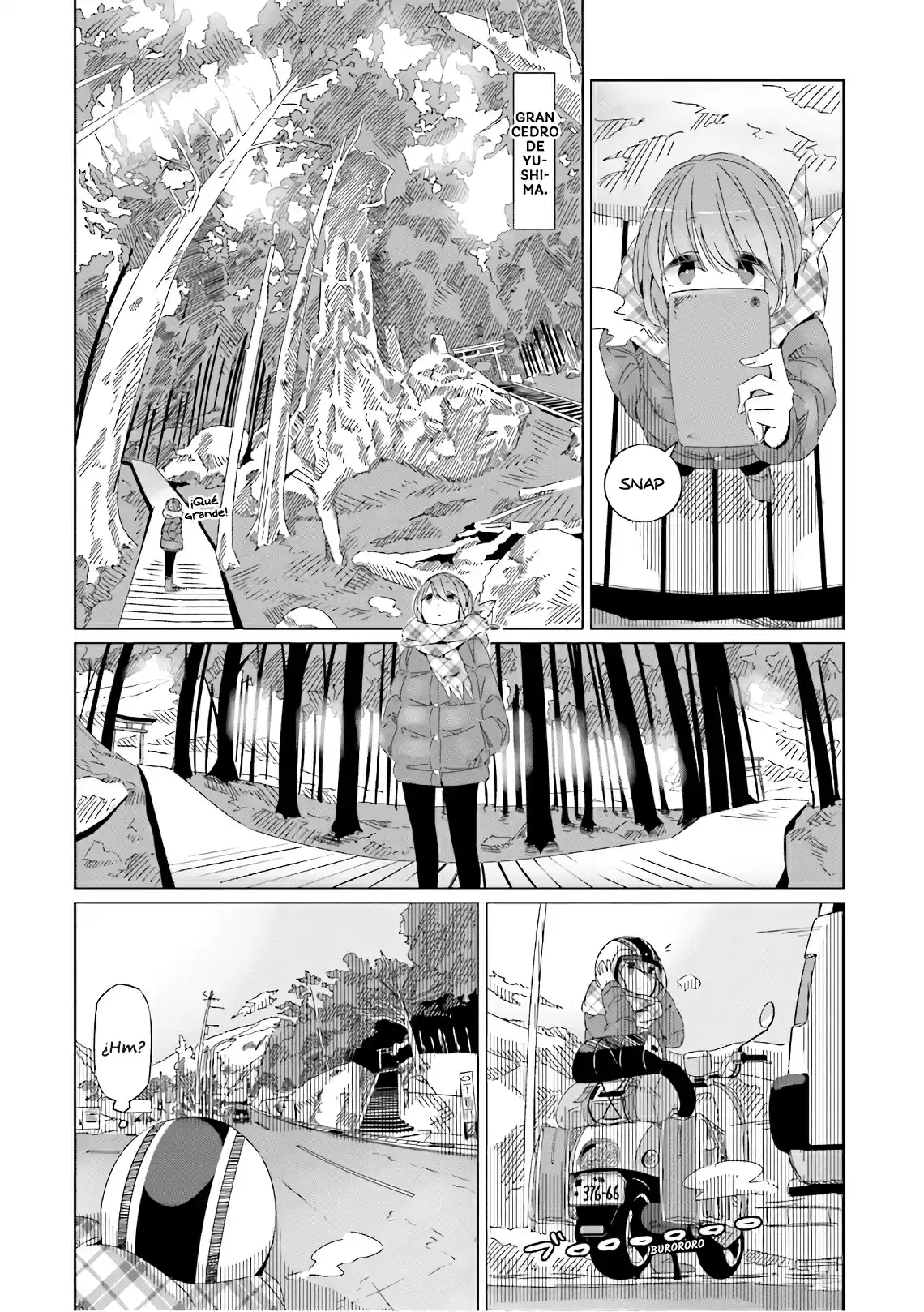 Yurucamp capítulo 36, página 19