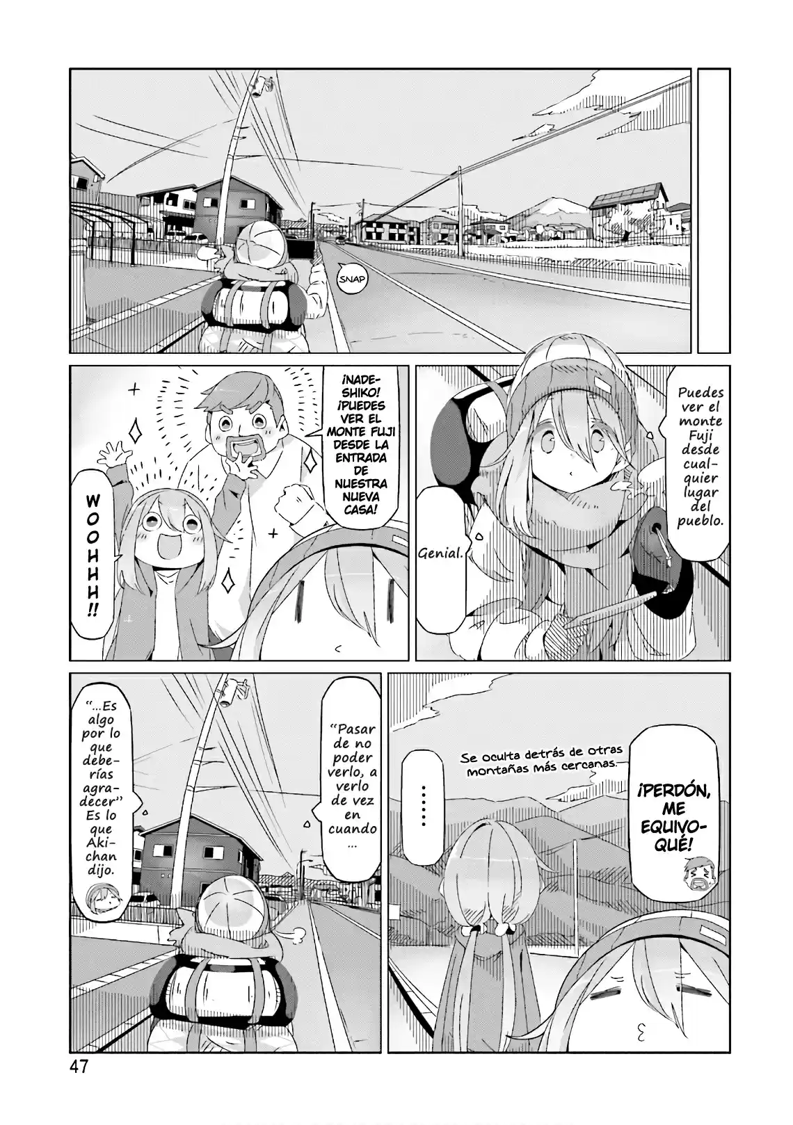 Yurucamp capítulo 36, página 20