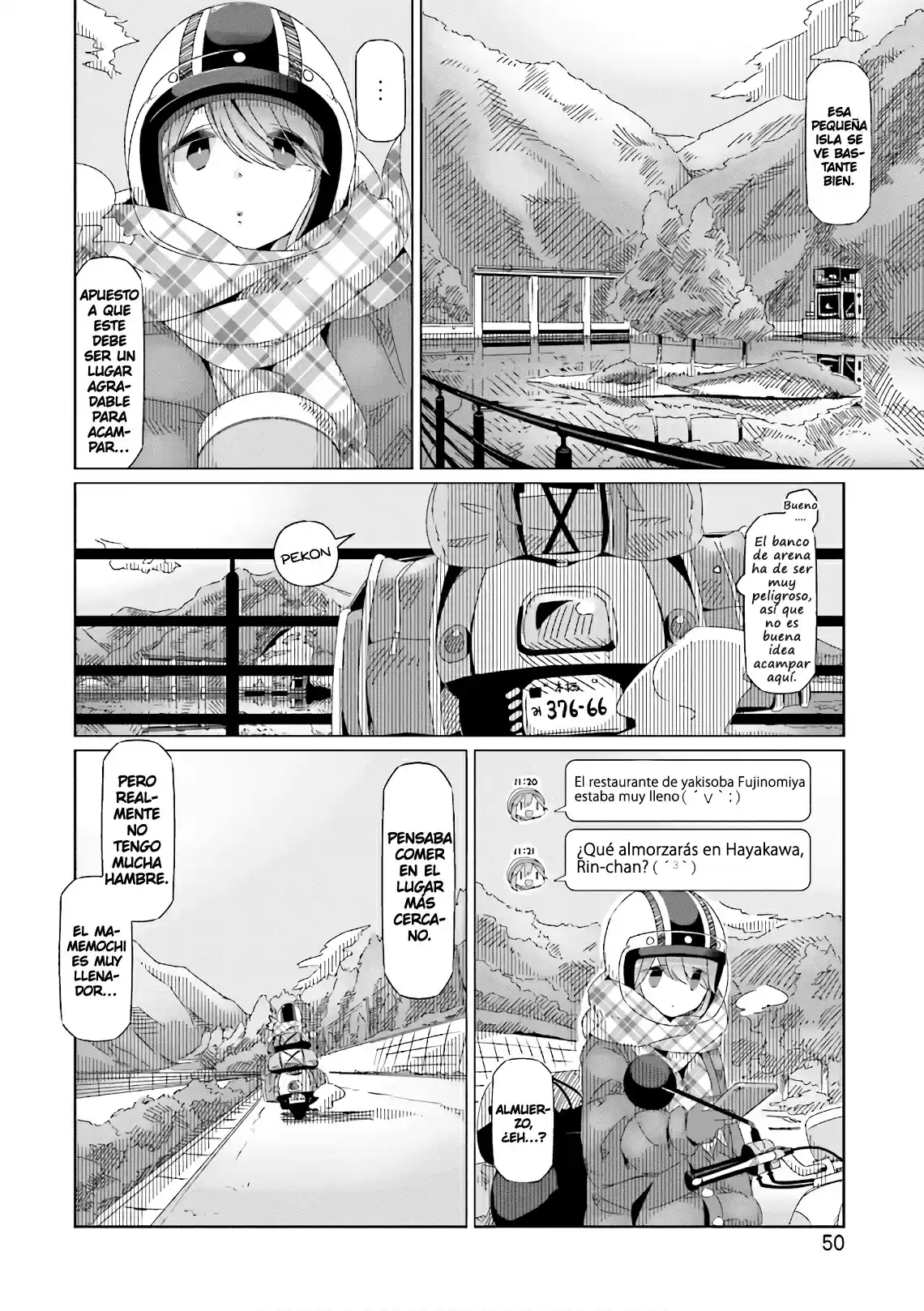 Yurucamp capítulo 36, página 23