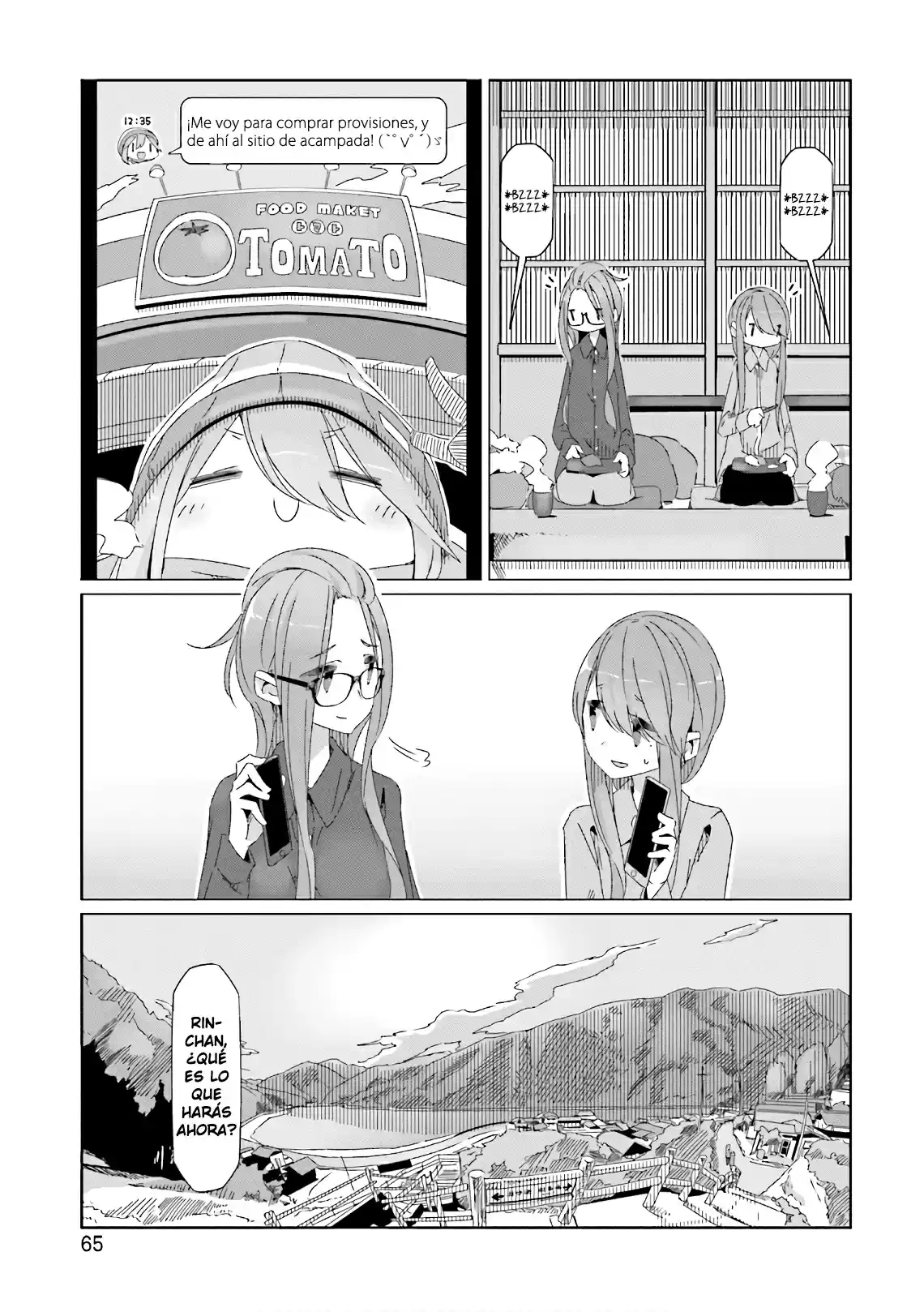 Yurucamp capítulo 37, página 11