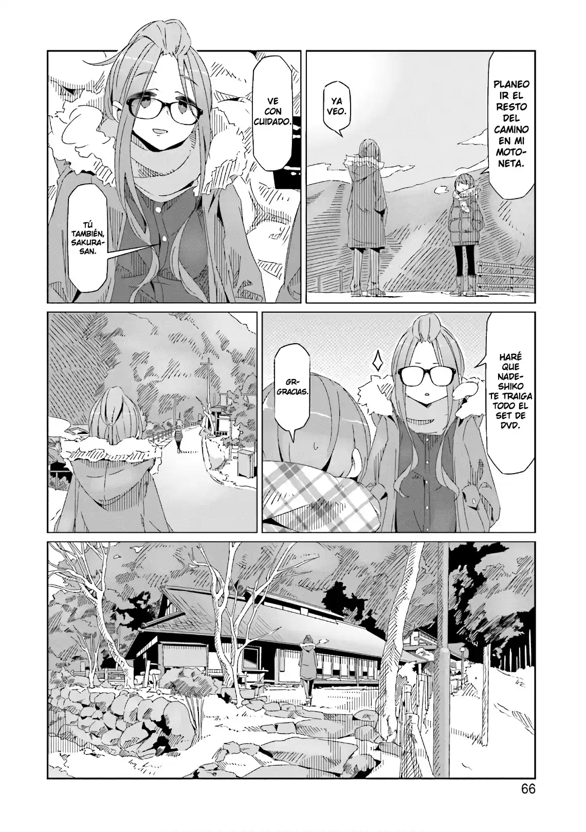 Yurucamp capítulo 37, página 12