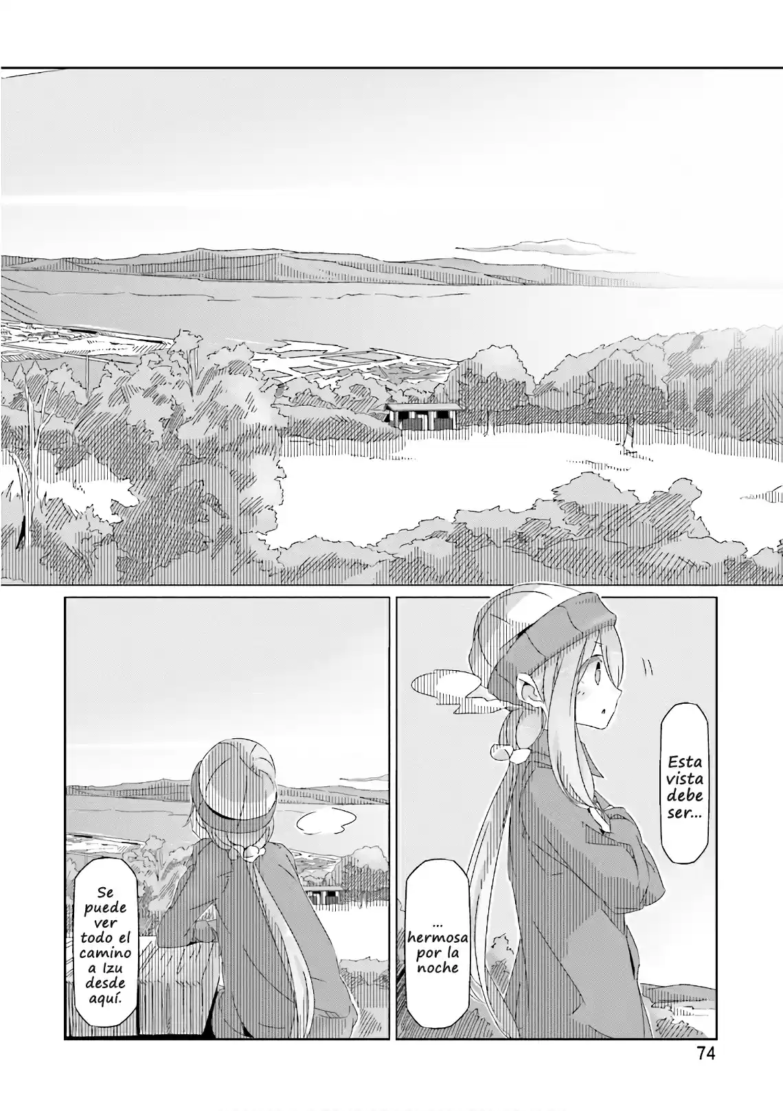 Yurucamp capítulo 37, página 20