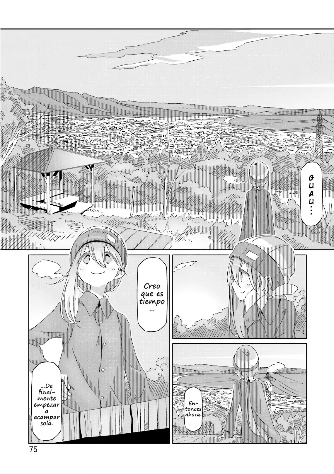 Yurucamp capítulo 37, página 21