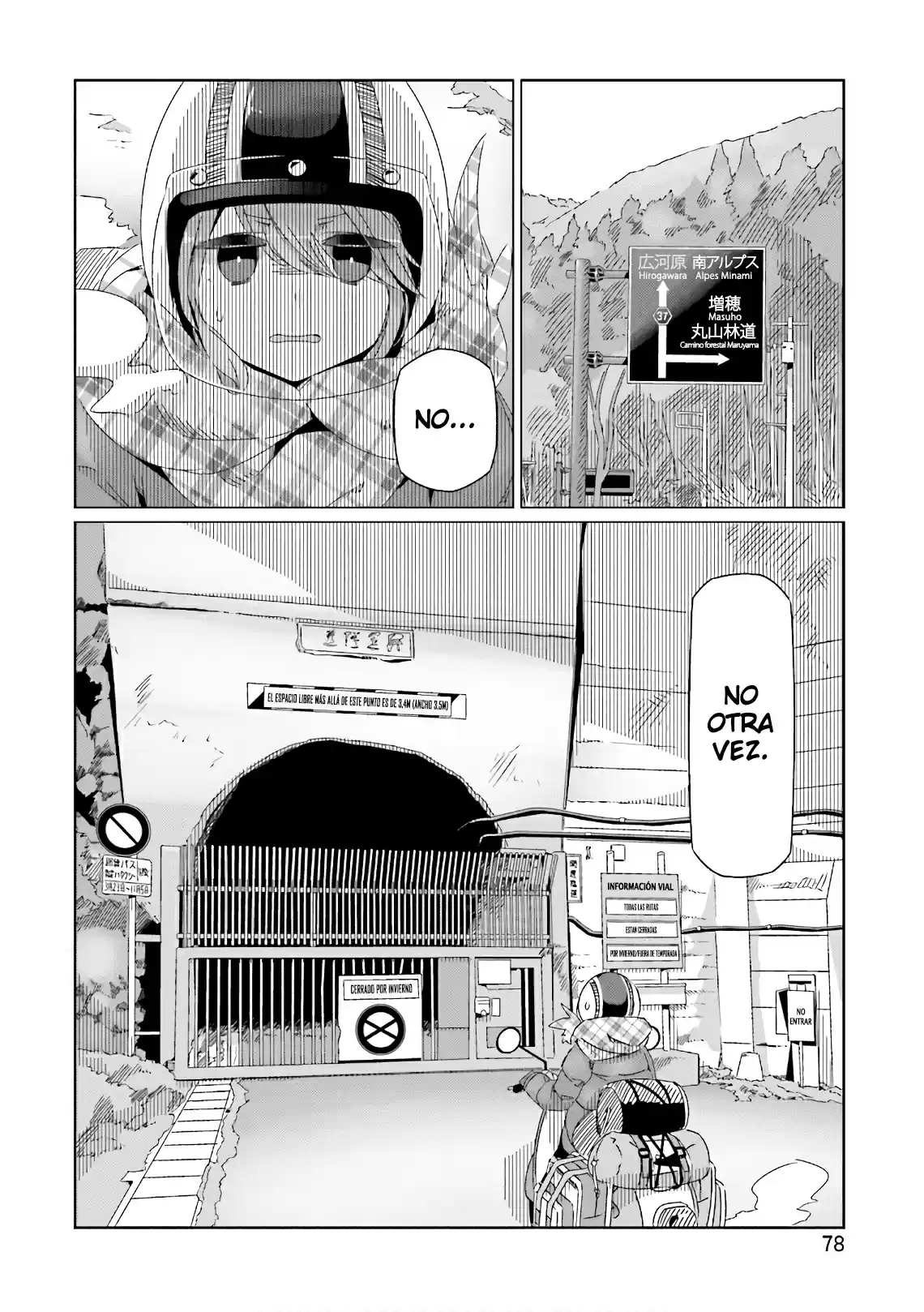 Yurucamp capítulo 37, página 24