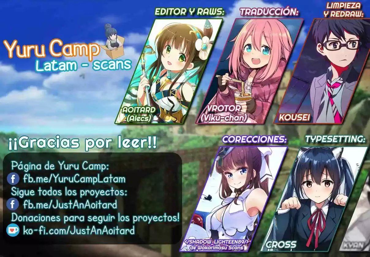Yurucamp capítulo 37, página 27