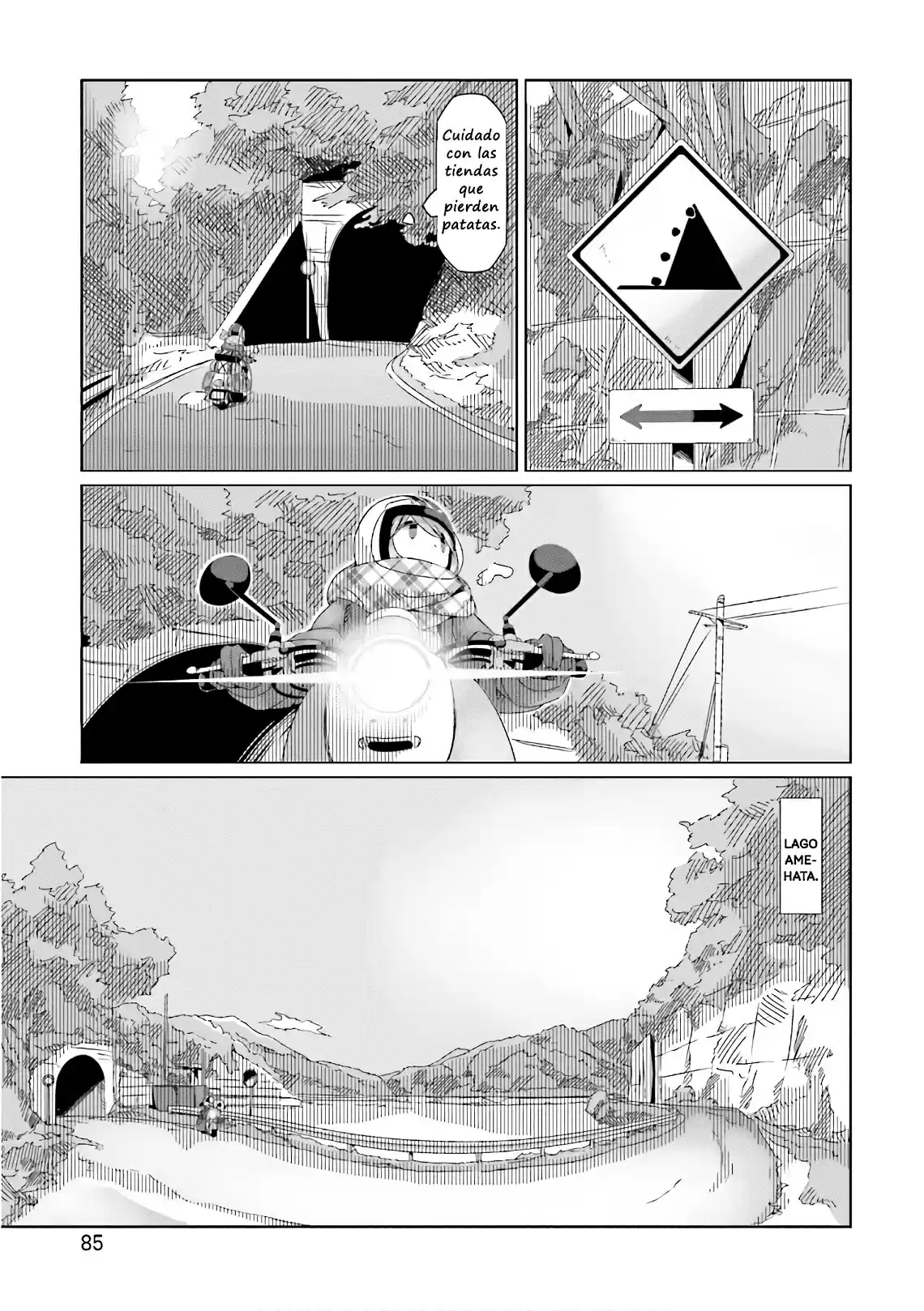 Yurucamp capítulo 38, página 5