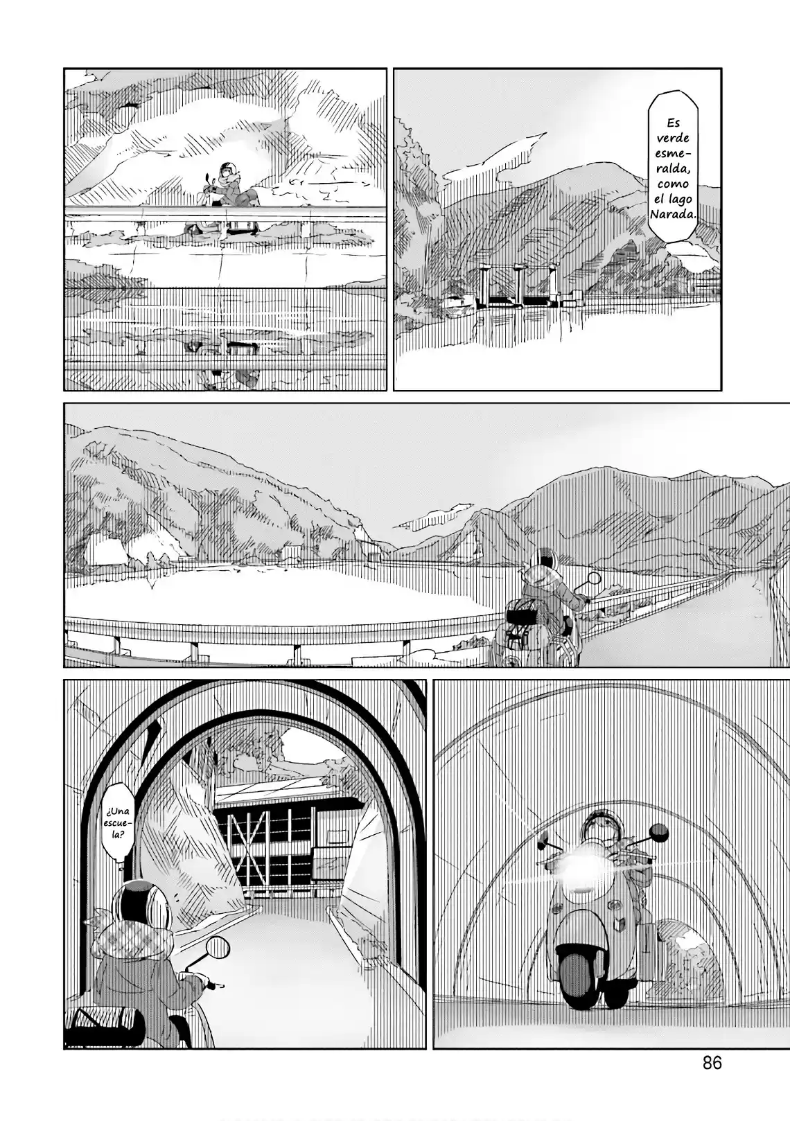Yurucamp capítulo 38, página 6