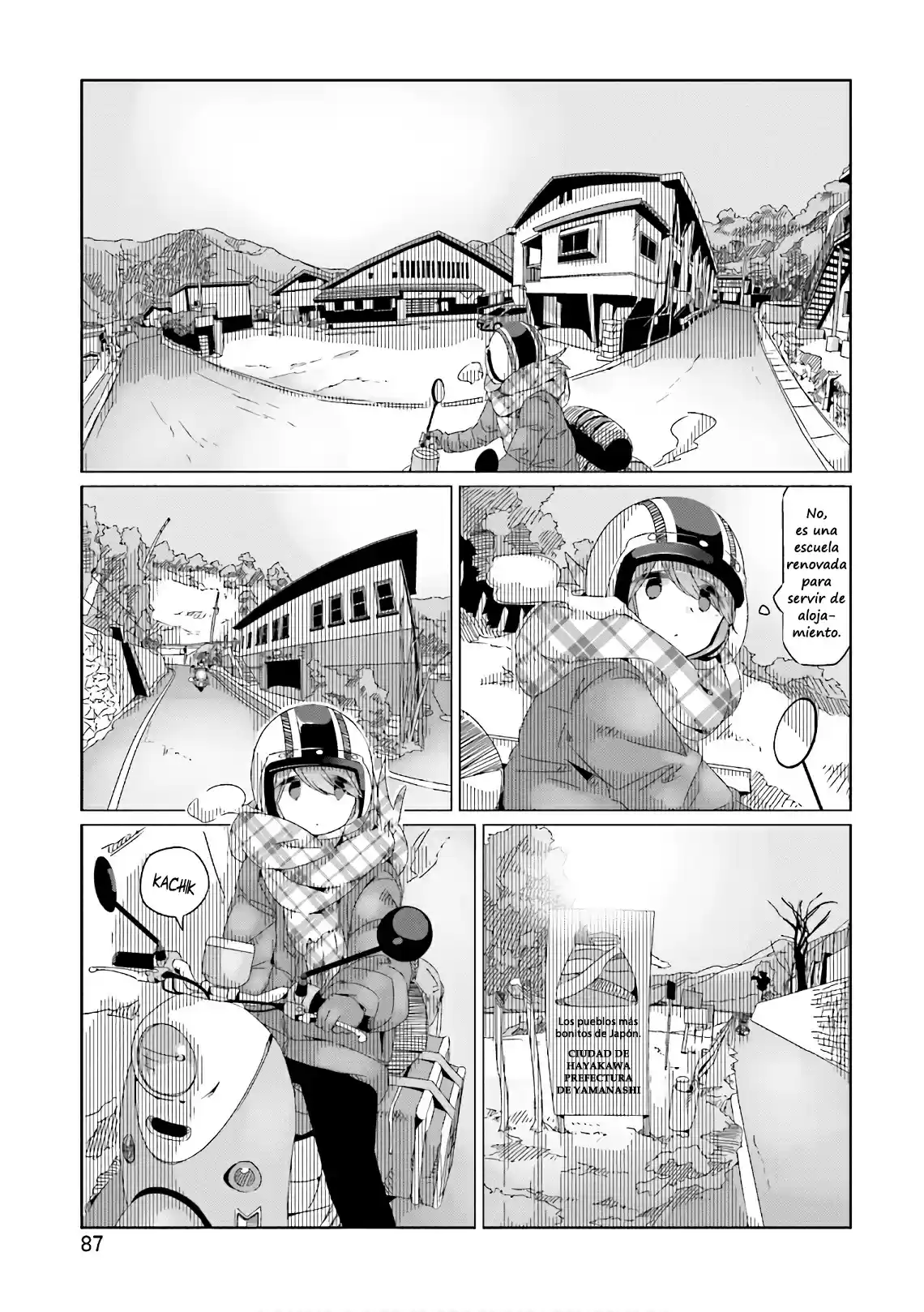 Yurucamp capítulo 38, página 7
