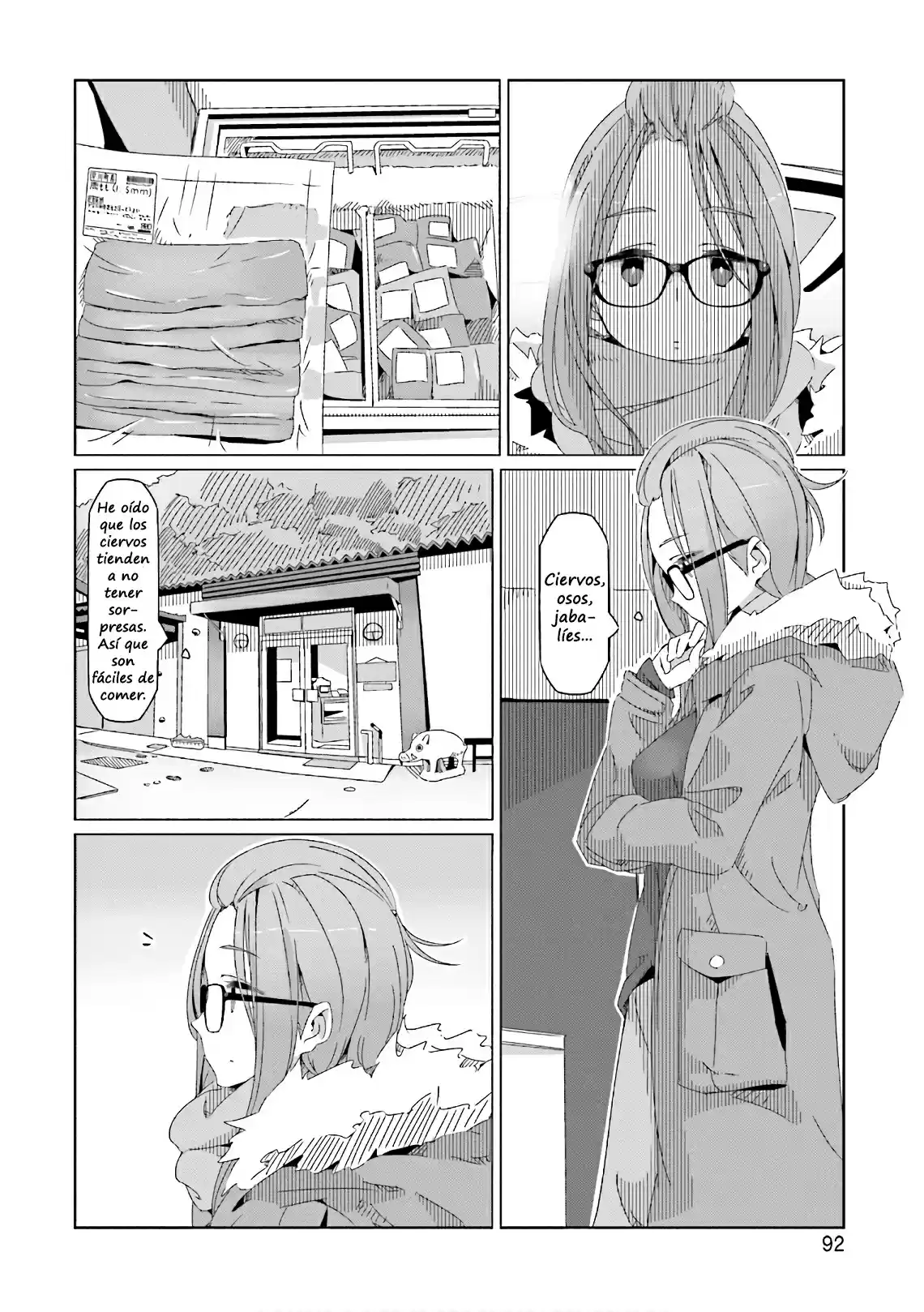 Yurucamp capítulo 38, página 12