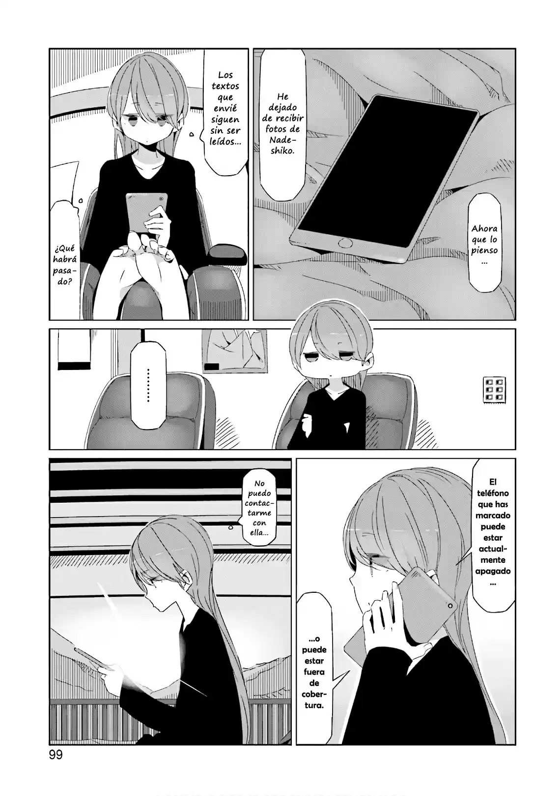 Yurucamp capítulo 38, página 19