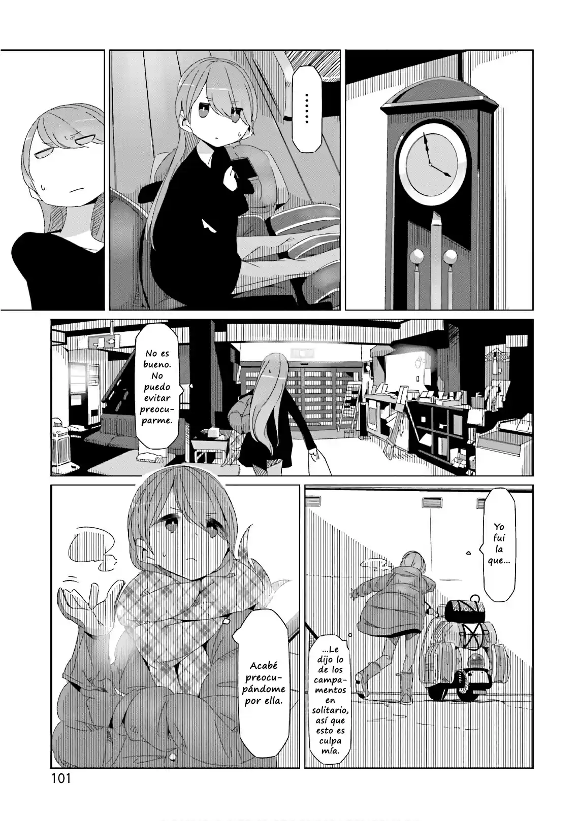 Yurucamp capítulo 38, página 21