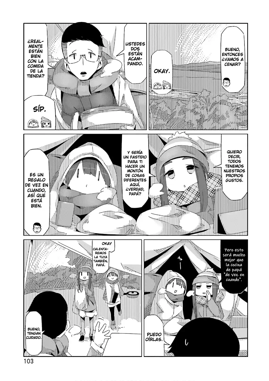 Yurucamp capítulo 38, página 23
