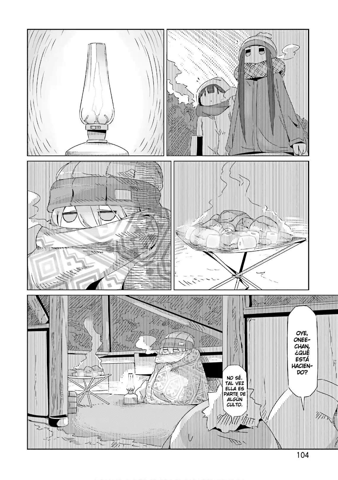 Yurucamp capítulo 38, página 24