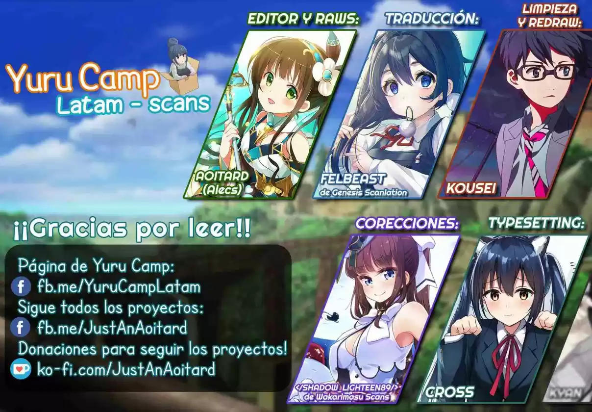 Yurucamp capítulo 38, página 27