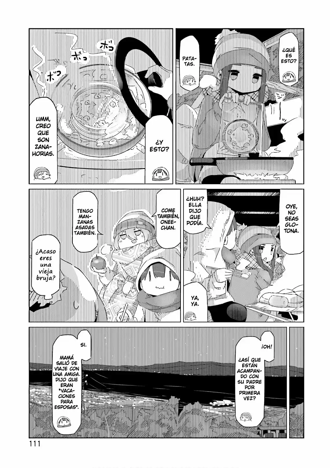 Yurucamp capítulo 39, página 6