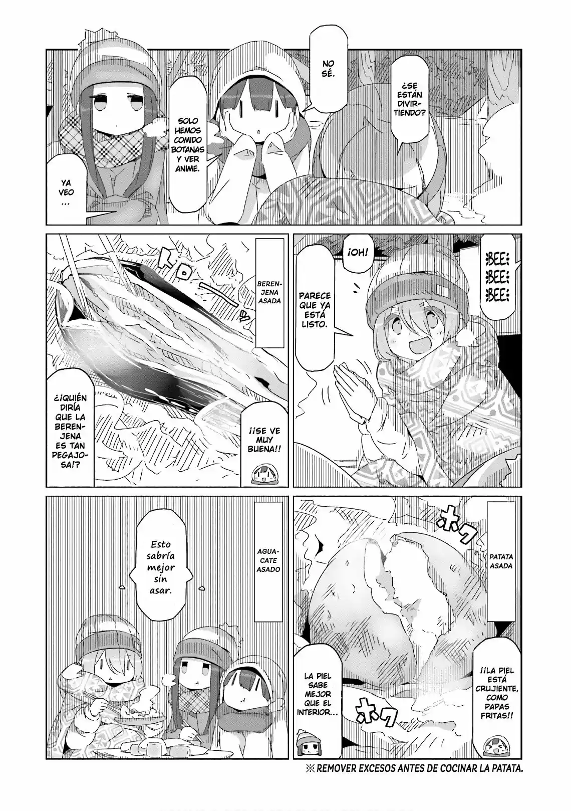 Yurucamp capítulo 39, página 7