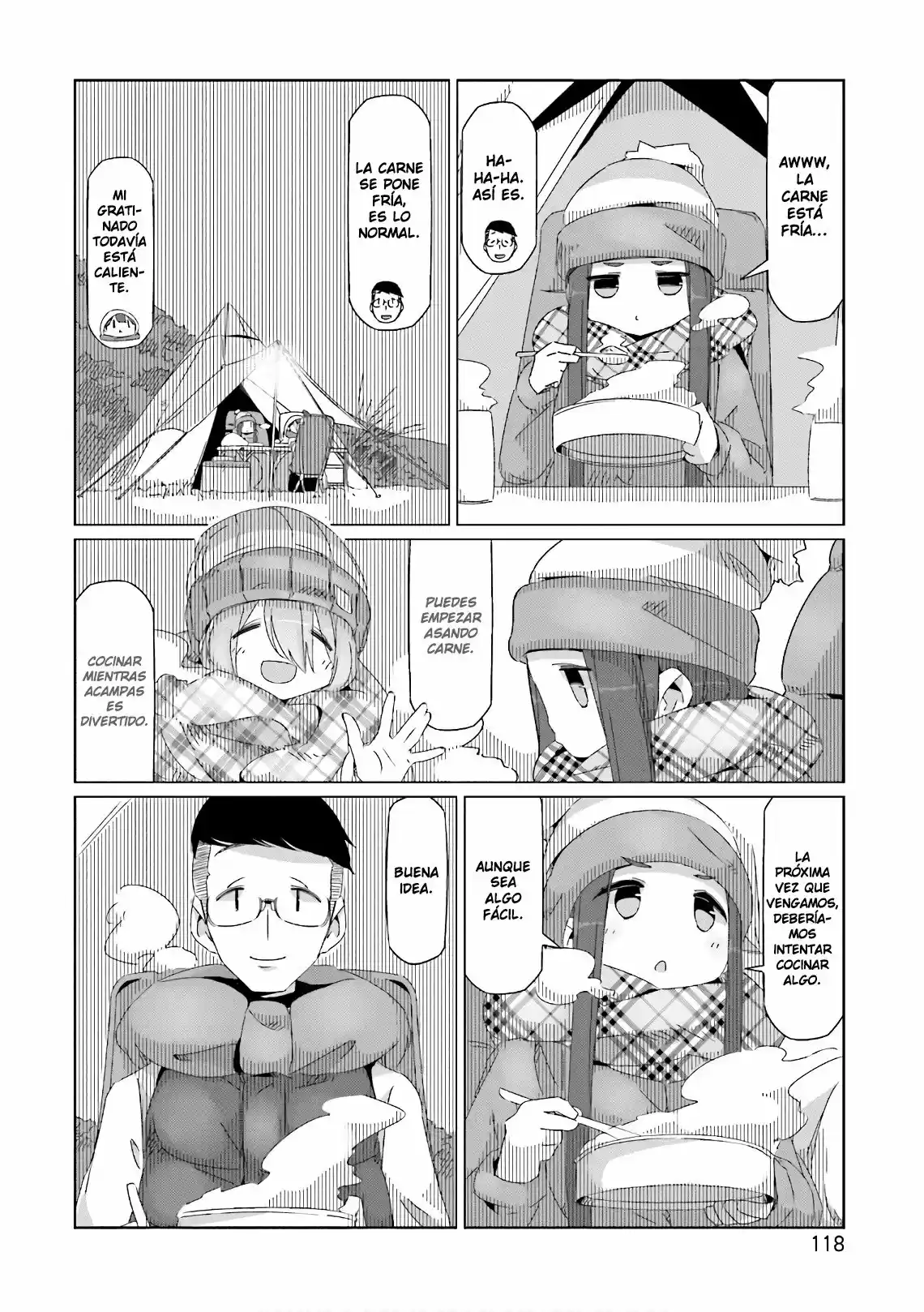 Yurucamp capítulo 39, página 13