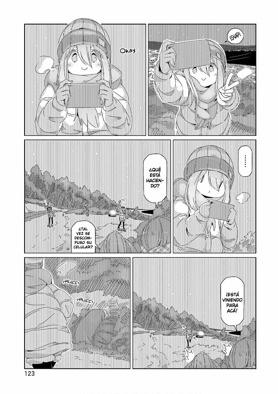 Yurucamp capítulo 39, página 18
