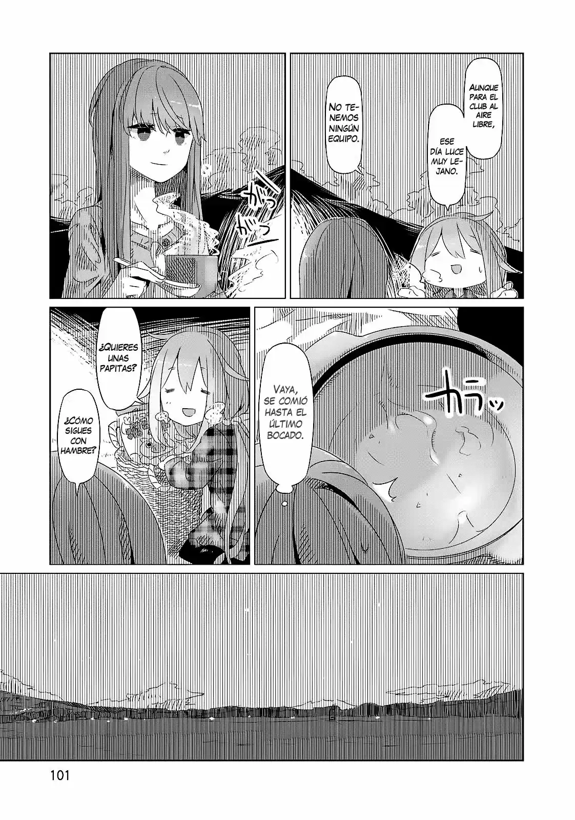 Yurucamp capítulo 4, página 14