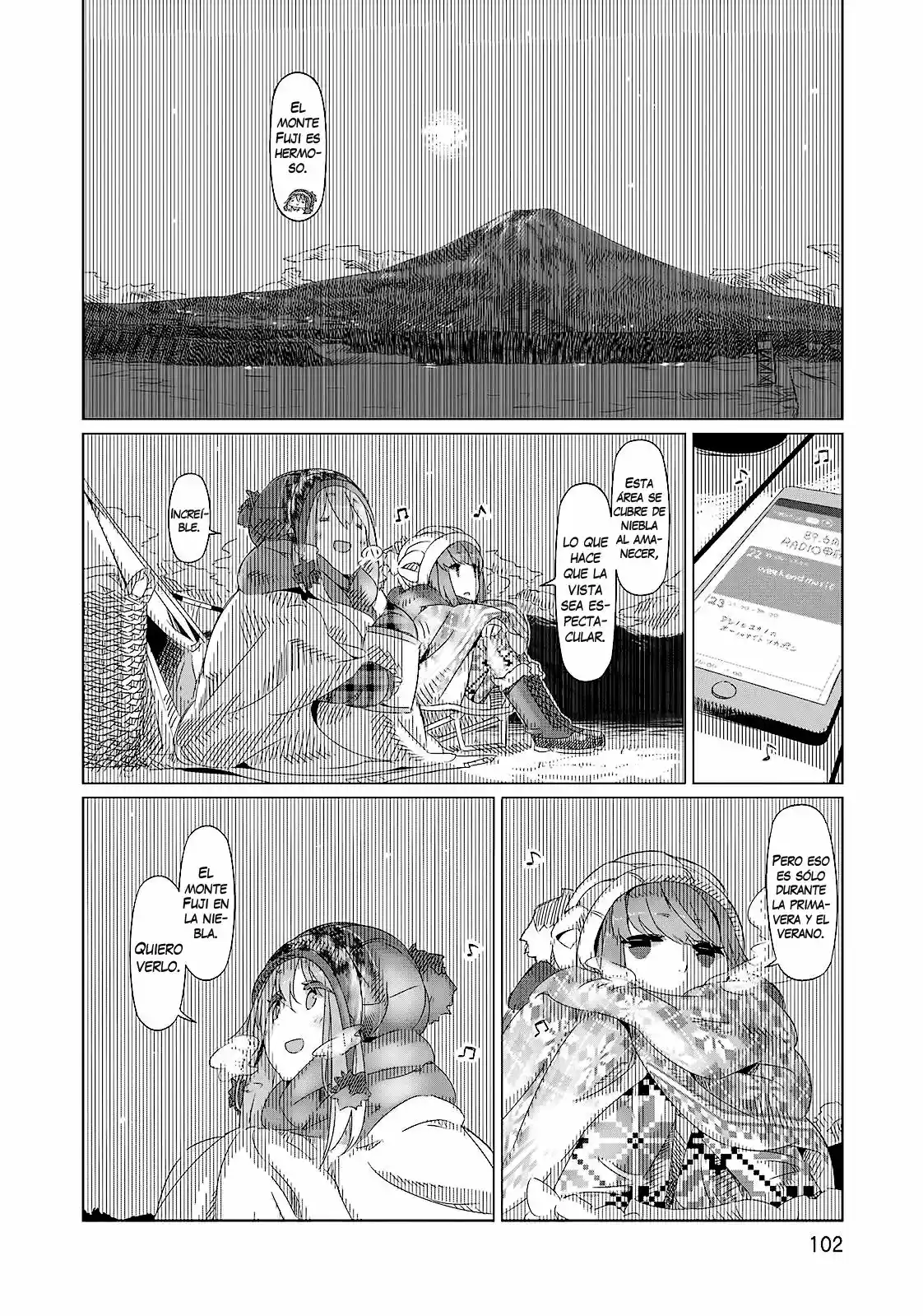 Yurucamp capítulo 4, página 15