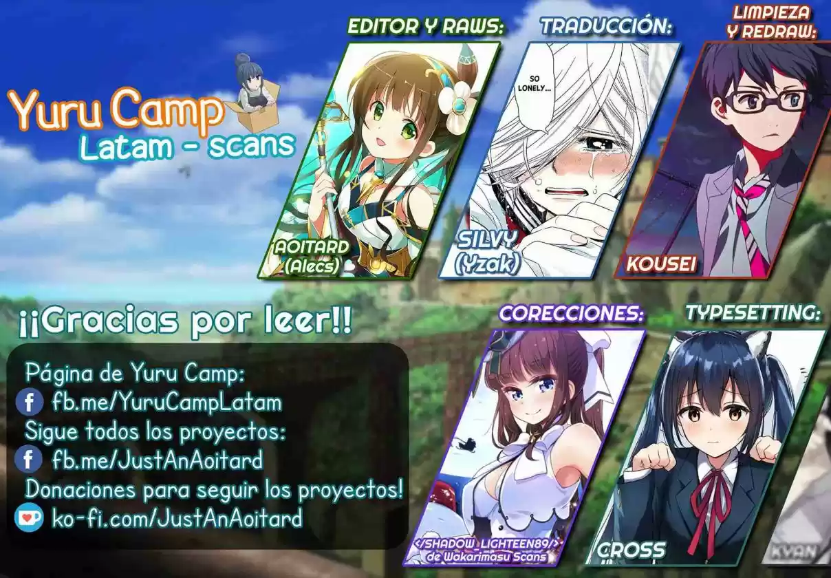 Yurucamp capítulo 40, página 1