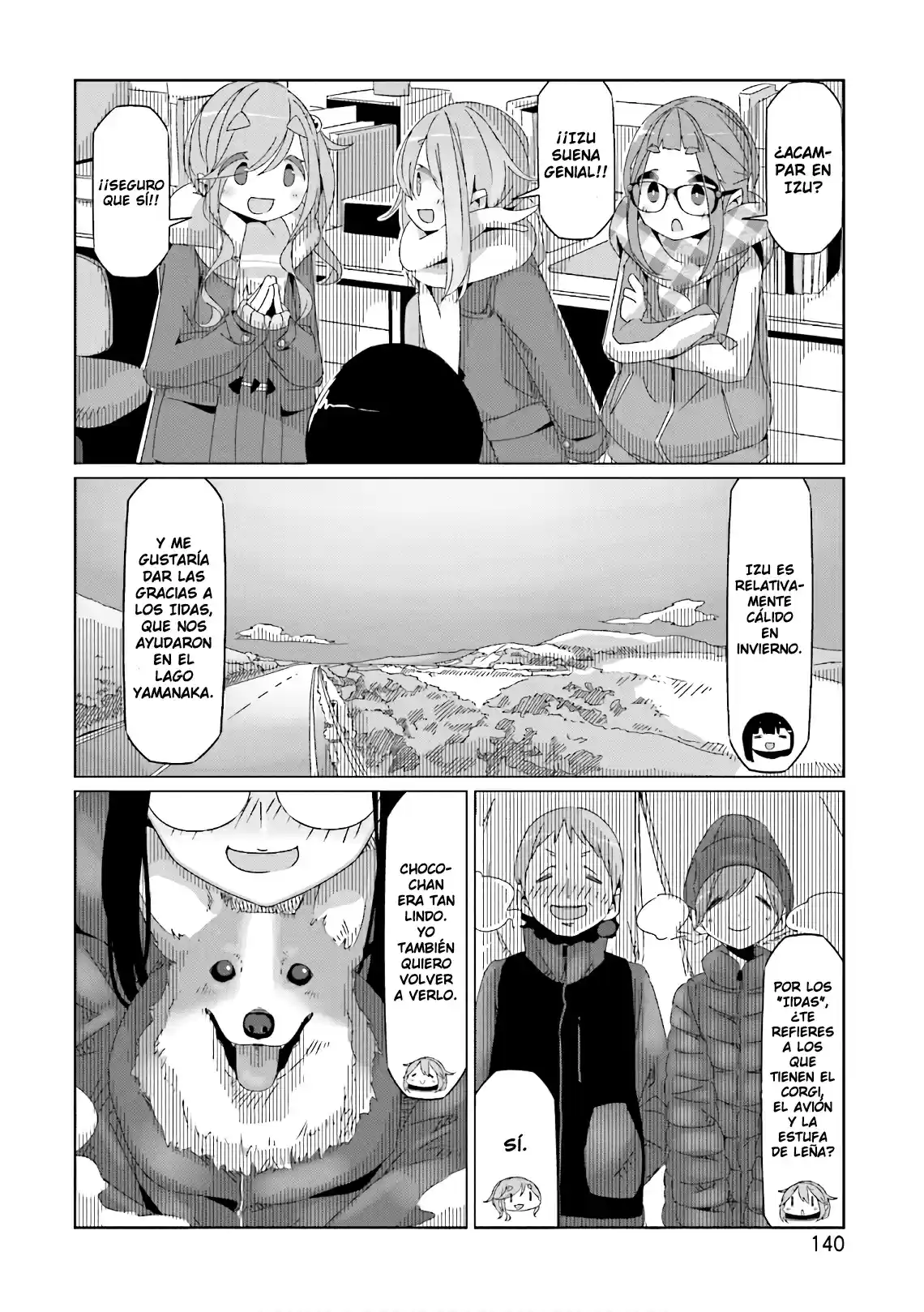 Yurucamp capítulo 40, página 10