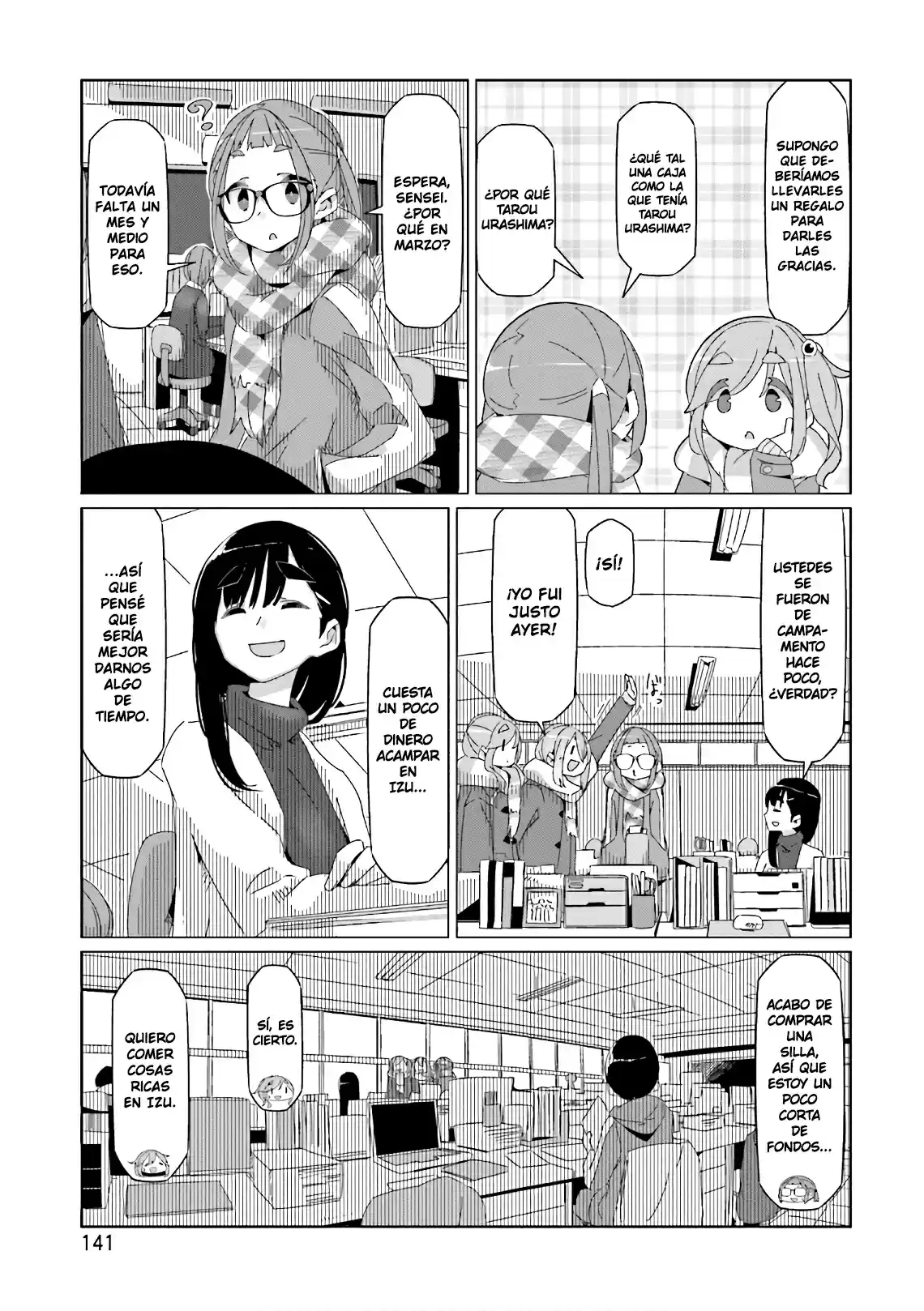 Yurucamp capítulo 40, página 11