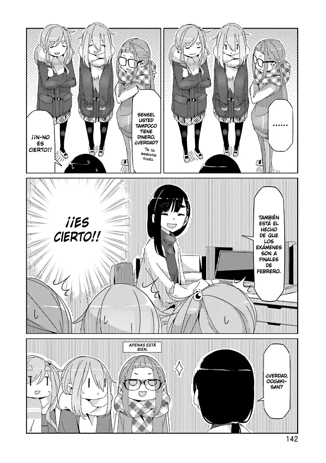 Yurucamp capítulo 40, página 12