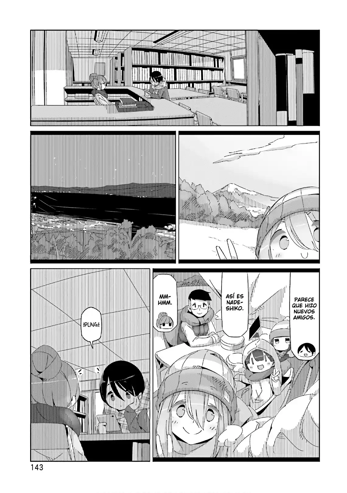 Yurucamp capítulo 40, página 13