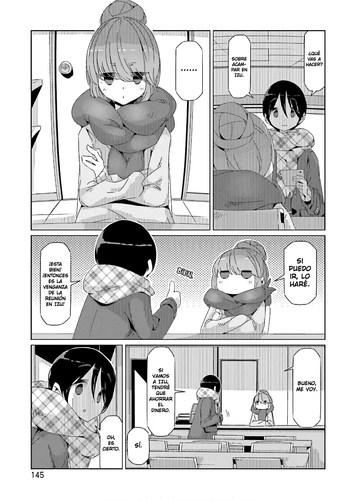 Yurucamp capítulo 40, página 15