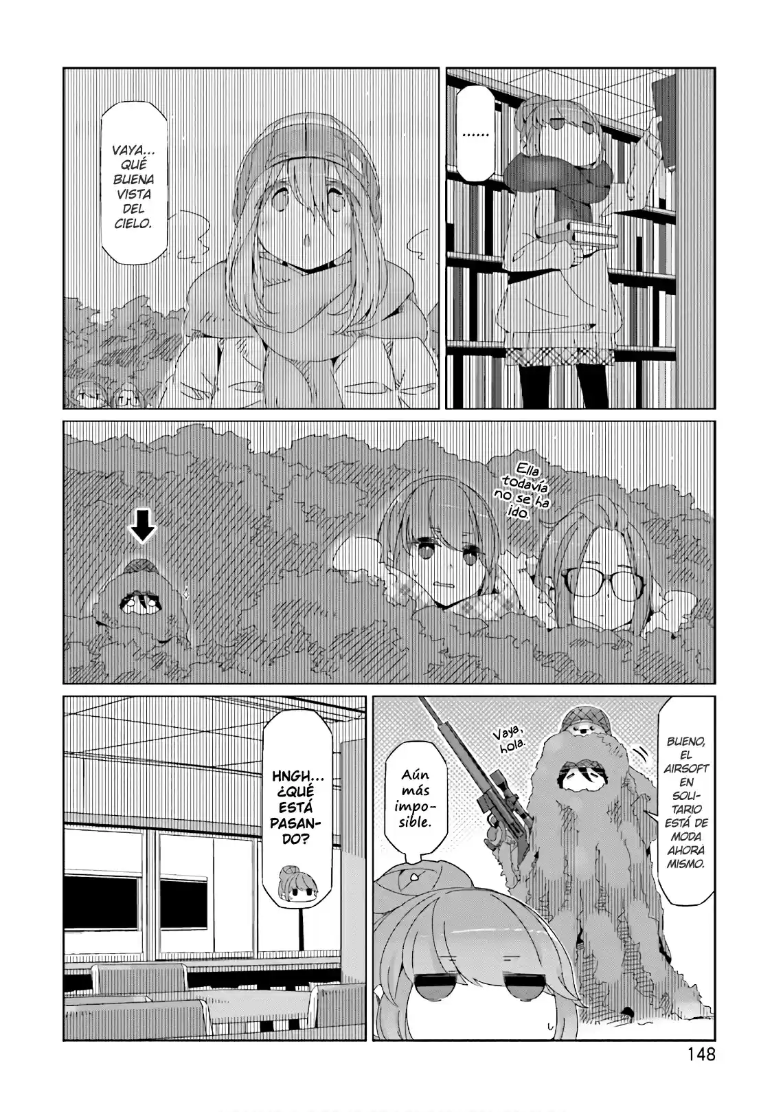 Yurucamp capítulo 40, página 18
