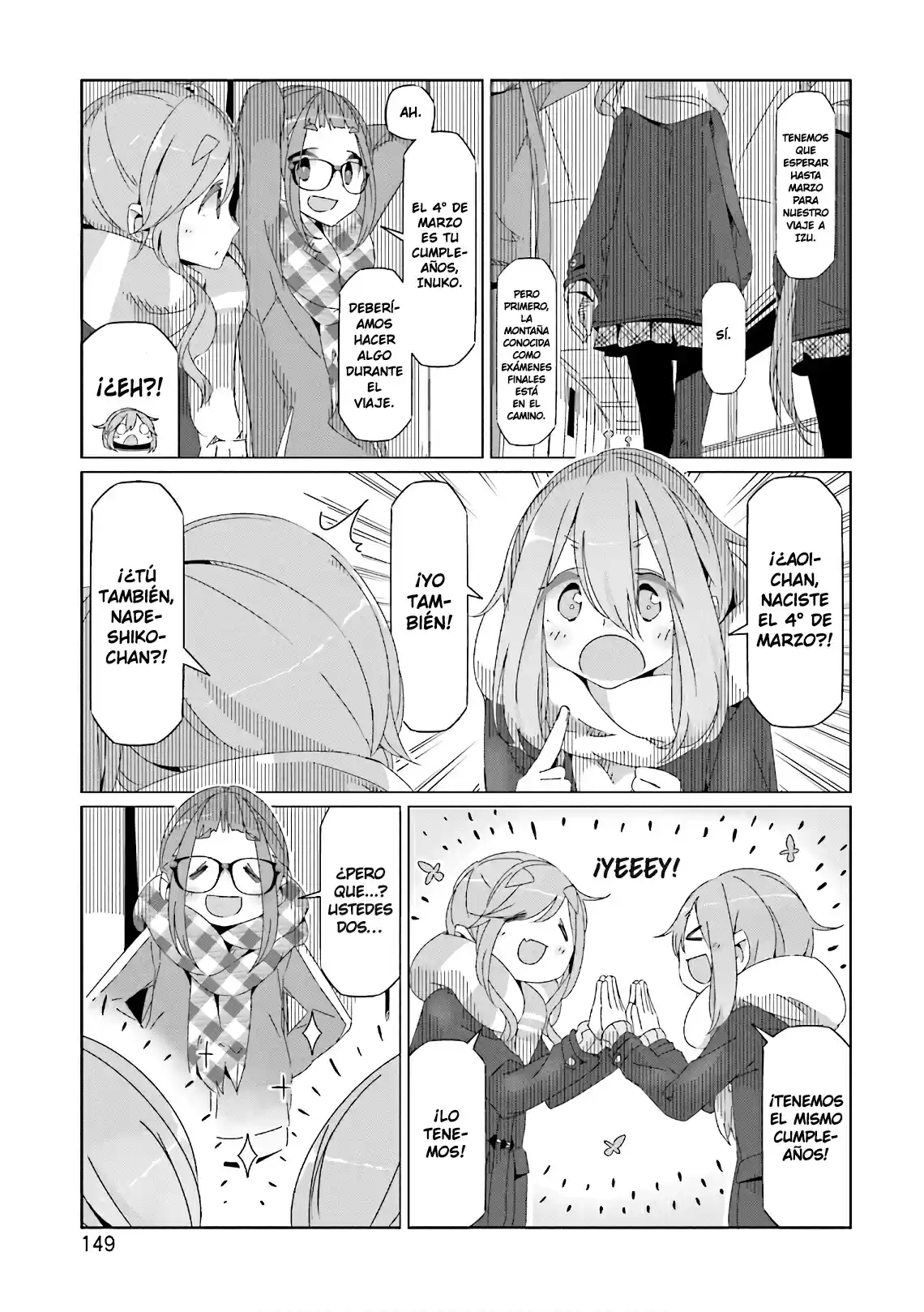 Yurucamp capítulo 40, página 19