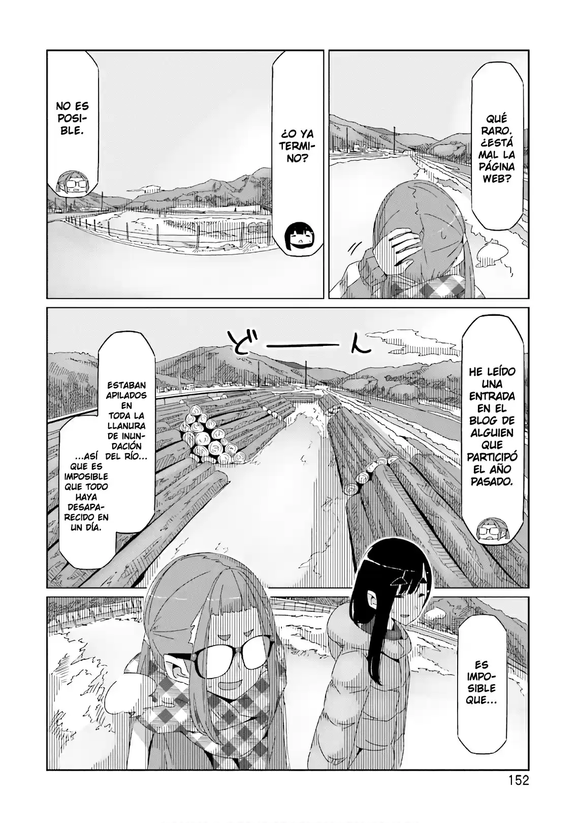 Yurucamp capítulo 40, página 22