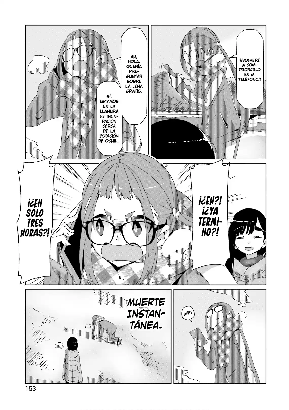 Yurucamp capítulo 40, página 23