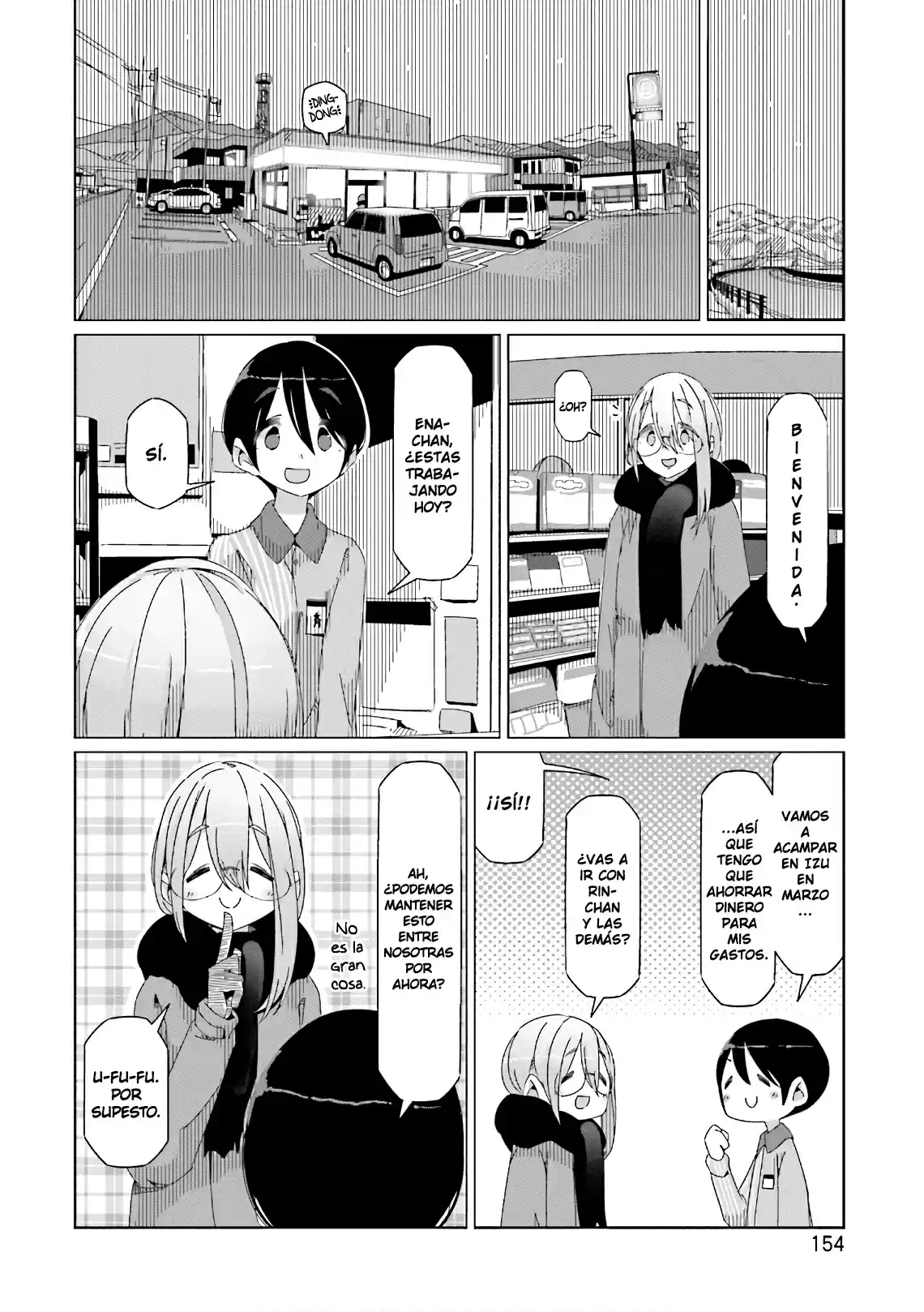 Yurucamp capítulo 40, página 24