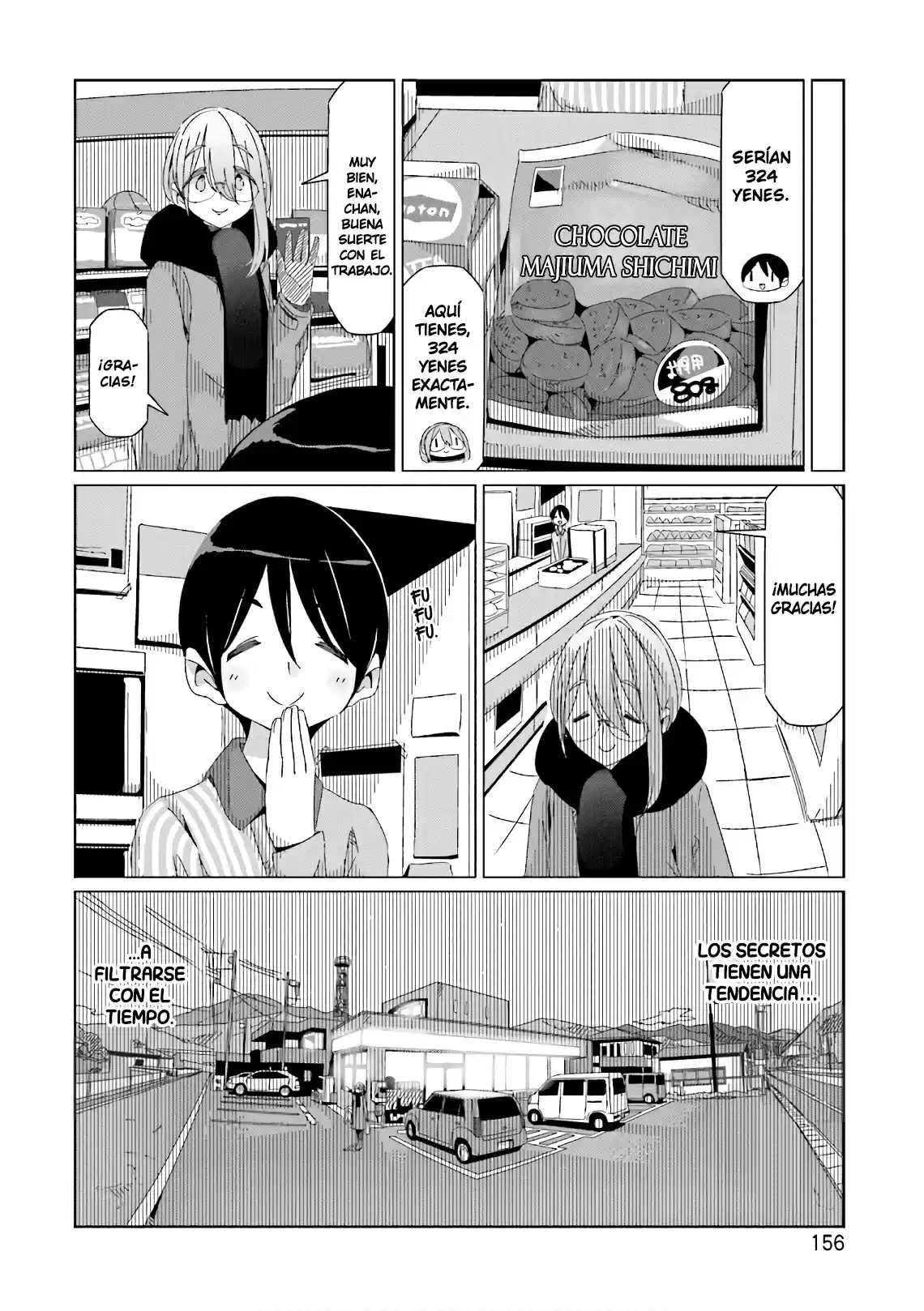 Yurucamp capítulo 40, página 26
