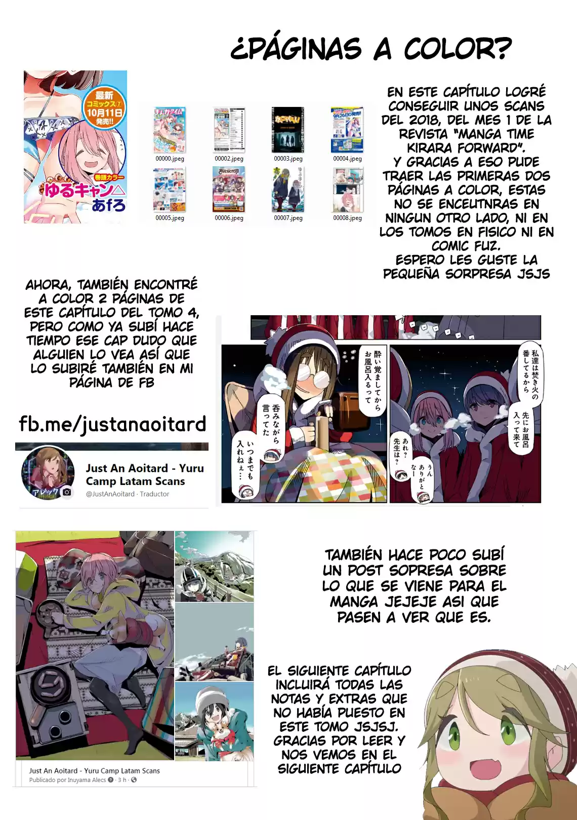 Yurucamp capítulo 40, página 28