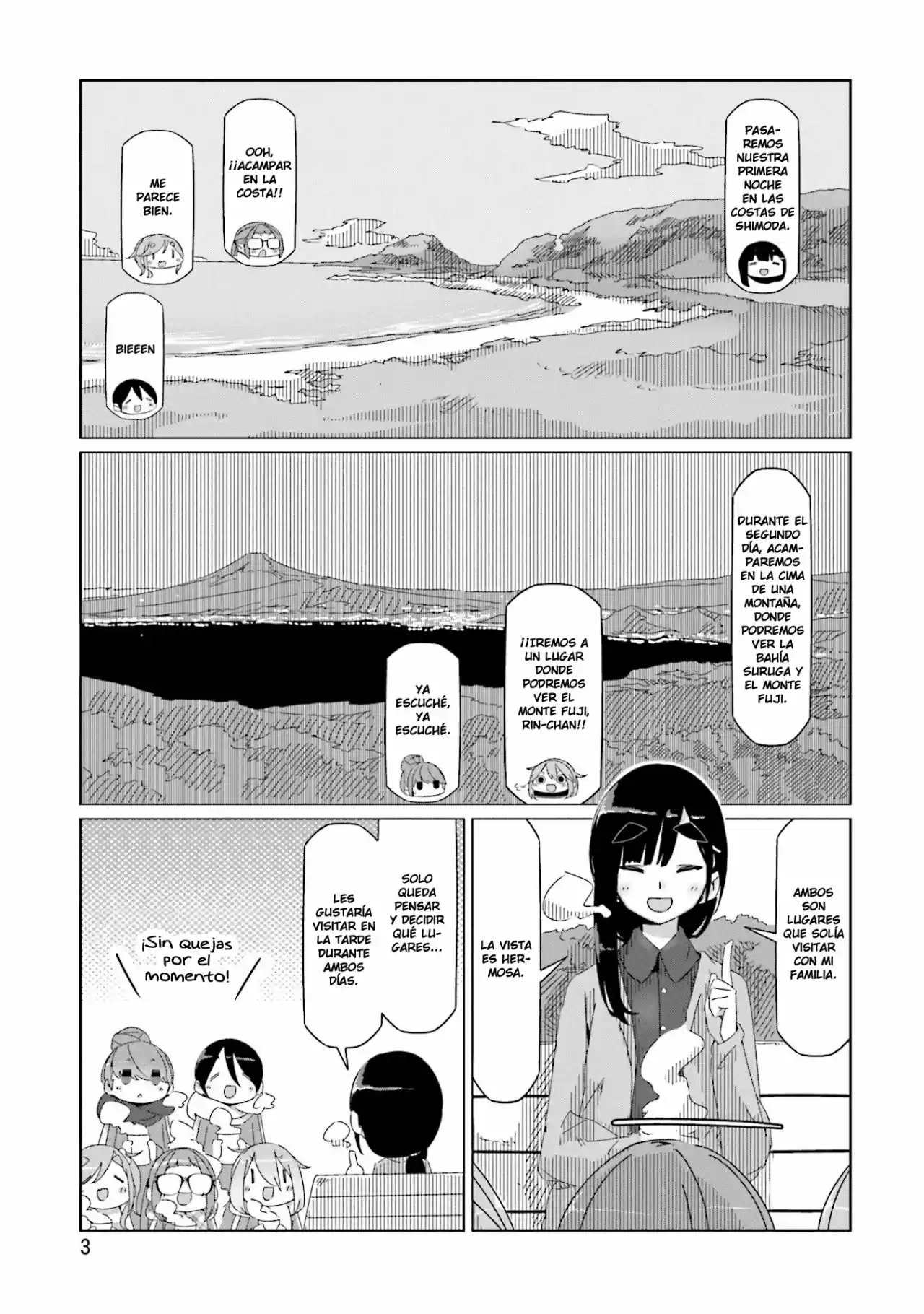 Yurucamp capítulo 41, página 4