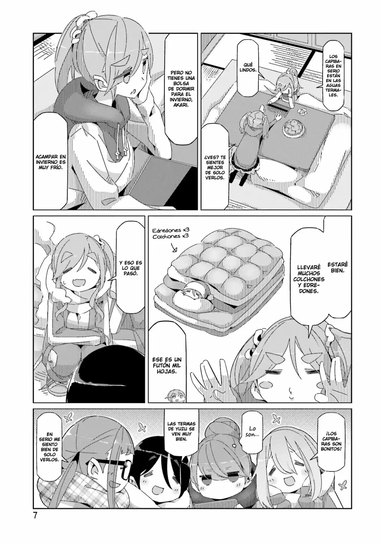 Yurucamp capítulo 41, página 8