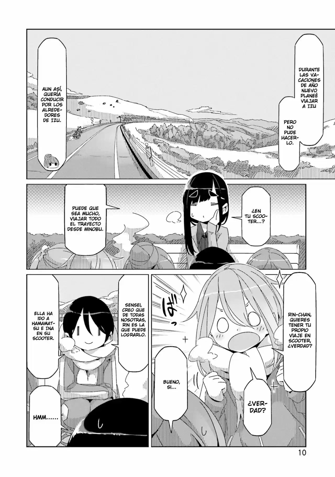 Yurucamp capítulo 41, página 11