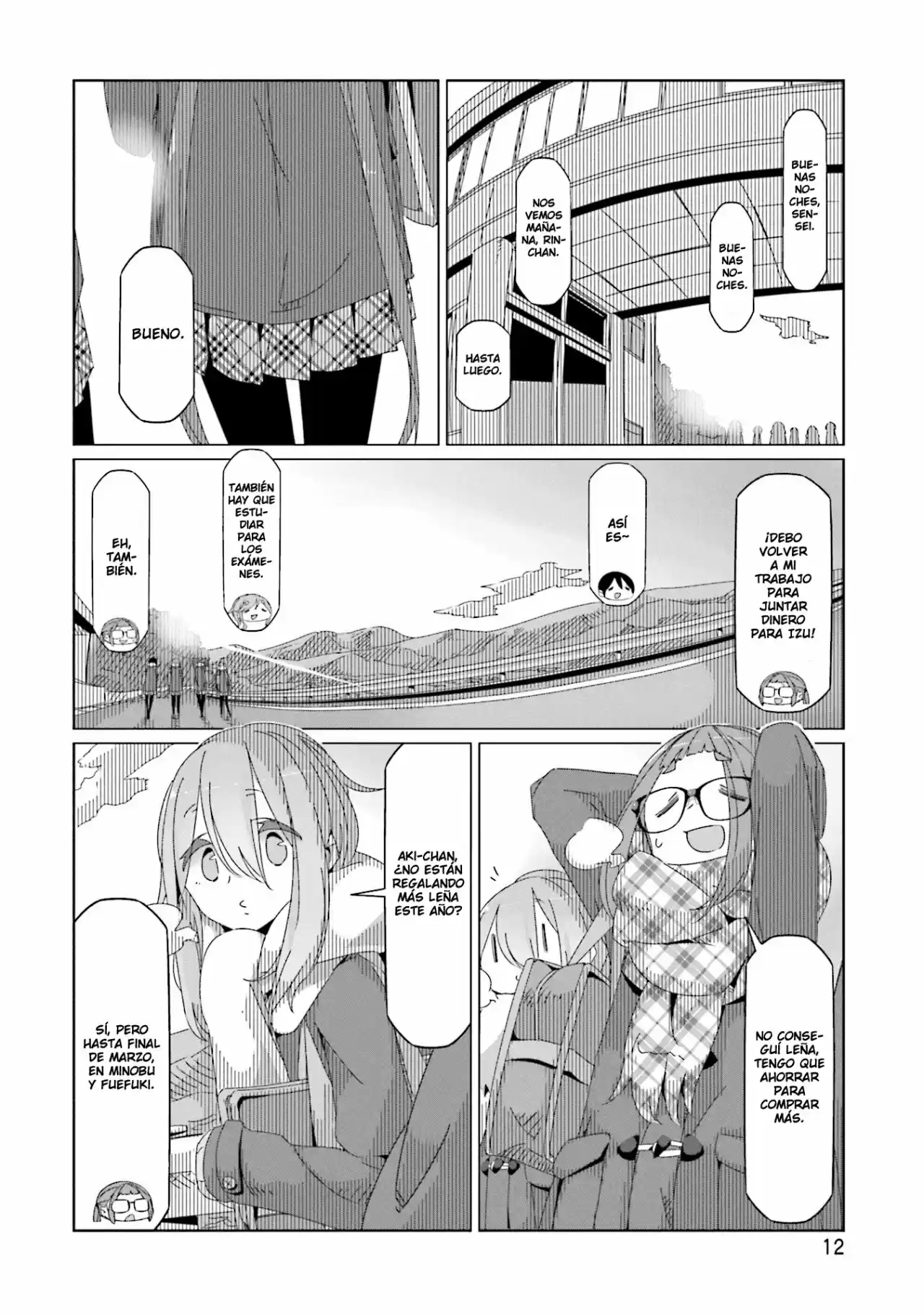 Yurucamp capítulo 41, página 13